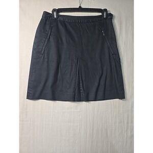 Ralph Lauren Womens Golf Skirt Size 6 Black Skort Flat Front Zip‎ Pockets